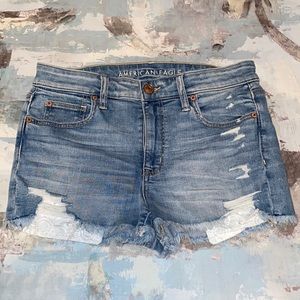 American eagle jean shorts